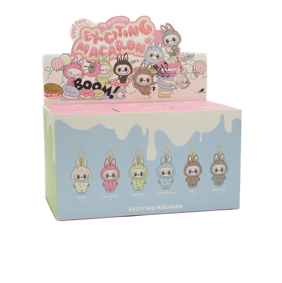 Pop Mart Labubu The Monsters Exciting Macaron Vinyl Face Sealed Case (6 Blind Boxes)