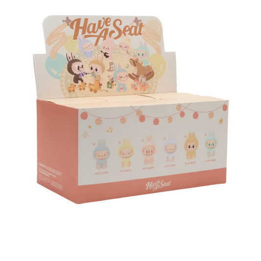 Pop Mart Labubu The Monsters Have a Seat Vinyl Plush Sealed Case (6 Blind Box)