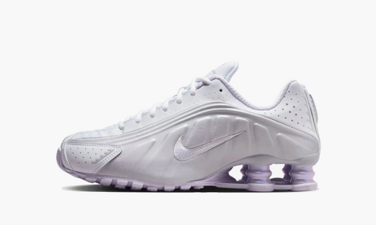 Nike Shox R4 White Metallic Platinum Barely Grape
