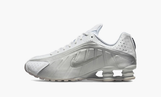 Nike Shox R4 White Metallic Silver